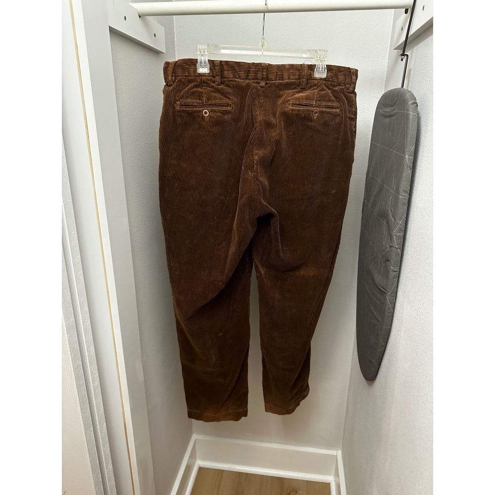 Polo Ralph Lauren Mens Brown Wide Wale Corduroy Pants 100% Cotton 36/30 - Picture 5 of 10